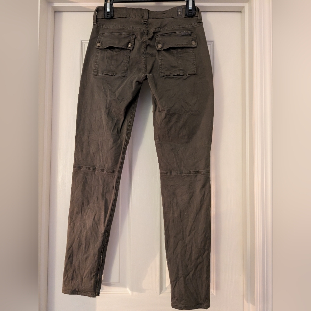 7 For All Mankind Women's Skinny Jeans - Brown